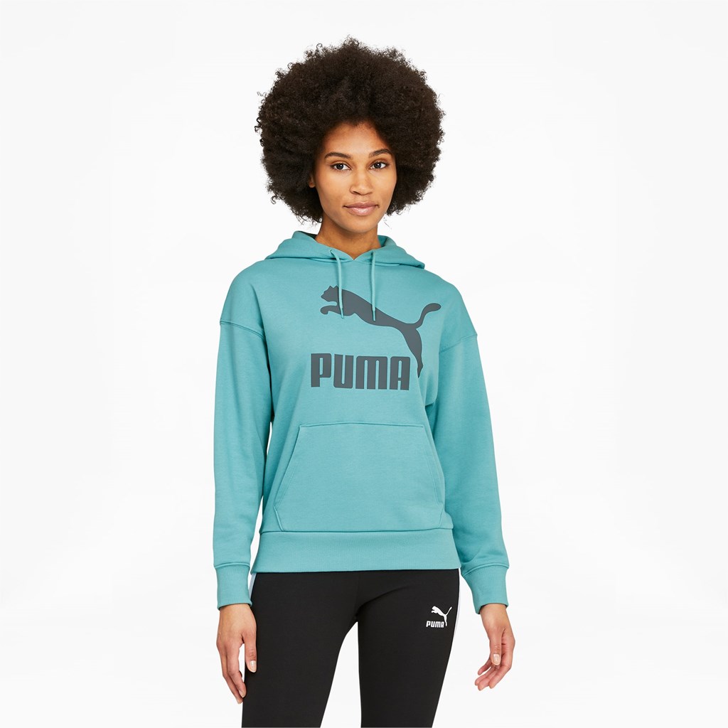 Puma Classics Logo Hettegensere Dame Porcelain | 970GCEHDB