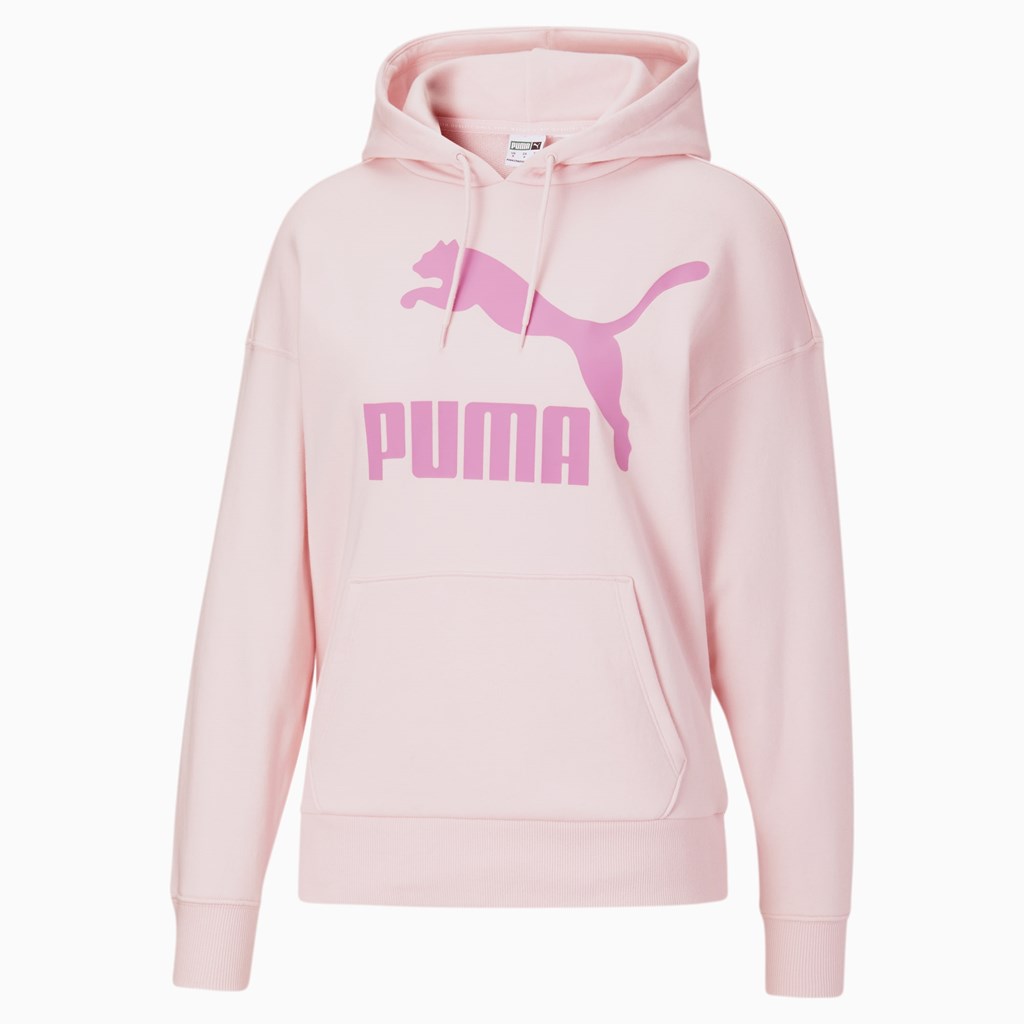 Puma Classics Logo Hettegensere Dame Rosa | 976GANBKS