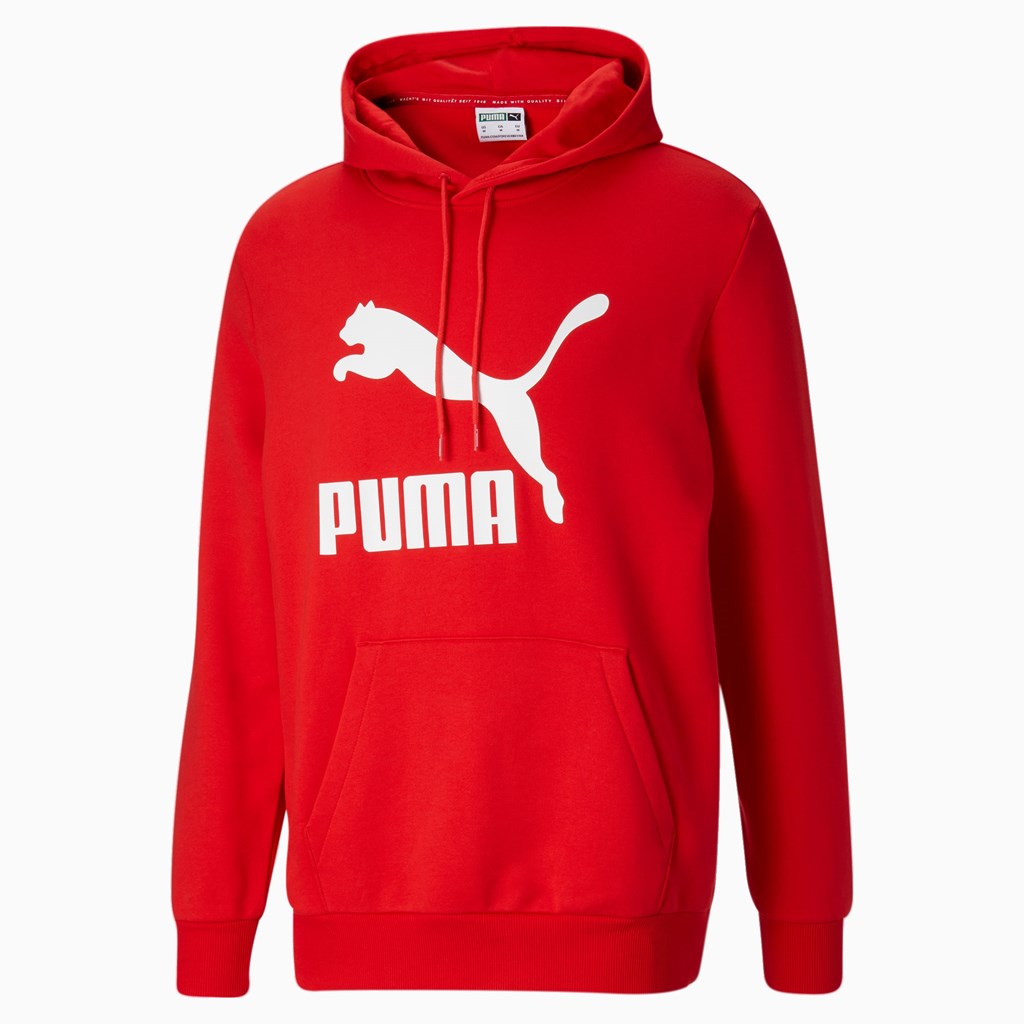 Puma Classics Logo Hettegensere Herre Rød Hvite | 427DQHUPG