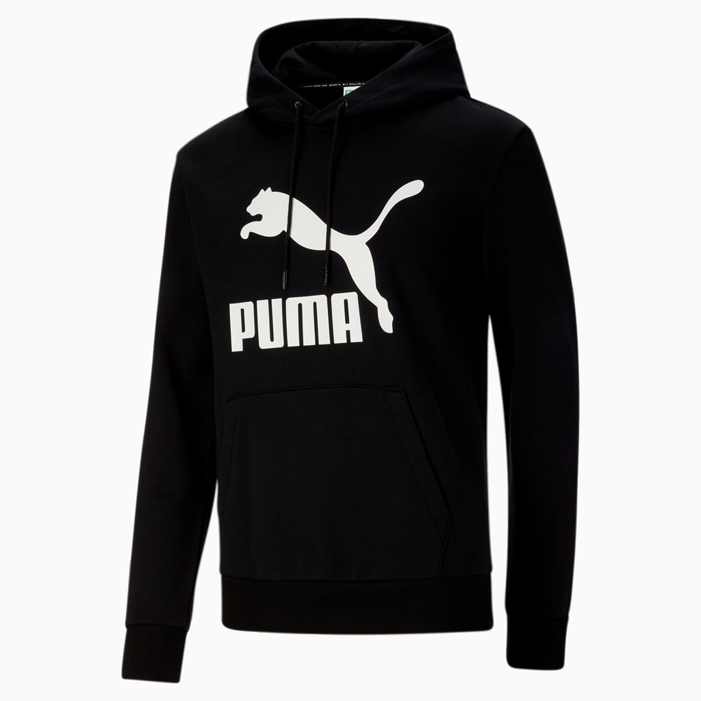 Puma Classics Logo Hettegensere Herre Svarte Hvite | 210IWYNML