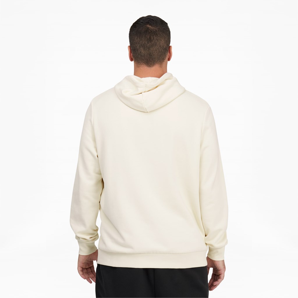 Puma Classics Logo Hoodie FL BT Hettegensere Herre Ivory Glow | 645JMSADG