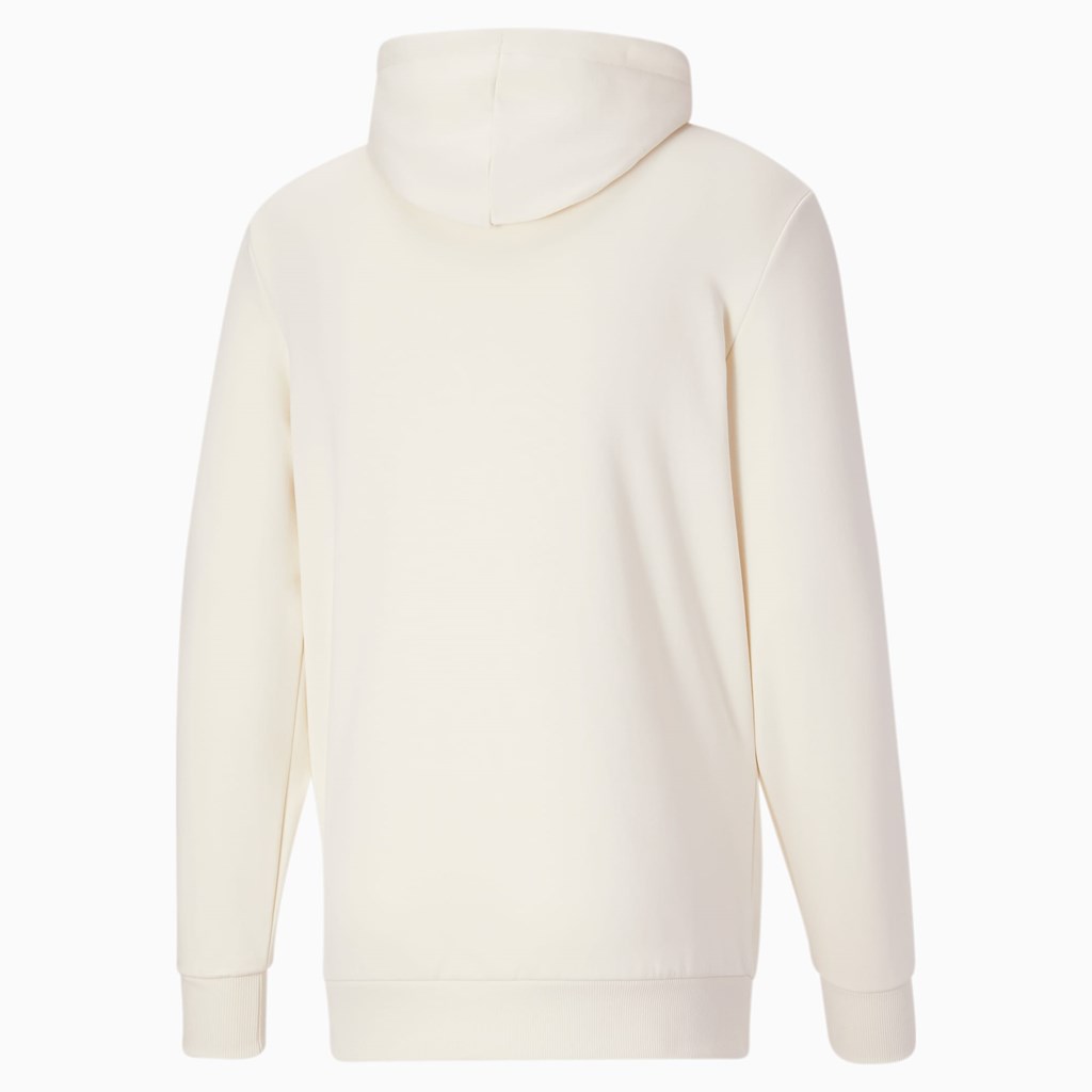 Puma Classics Logo Hoodie FL Hettegensere Herre Ivory Glow | 930CDIAPH