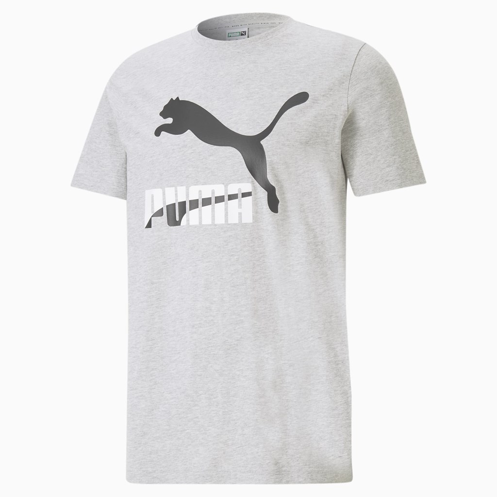 Puma Classics Logo Løpe Tskjorte Herre Lyse | 134UCFJIO