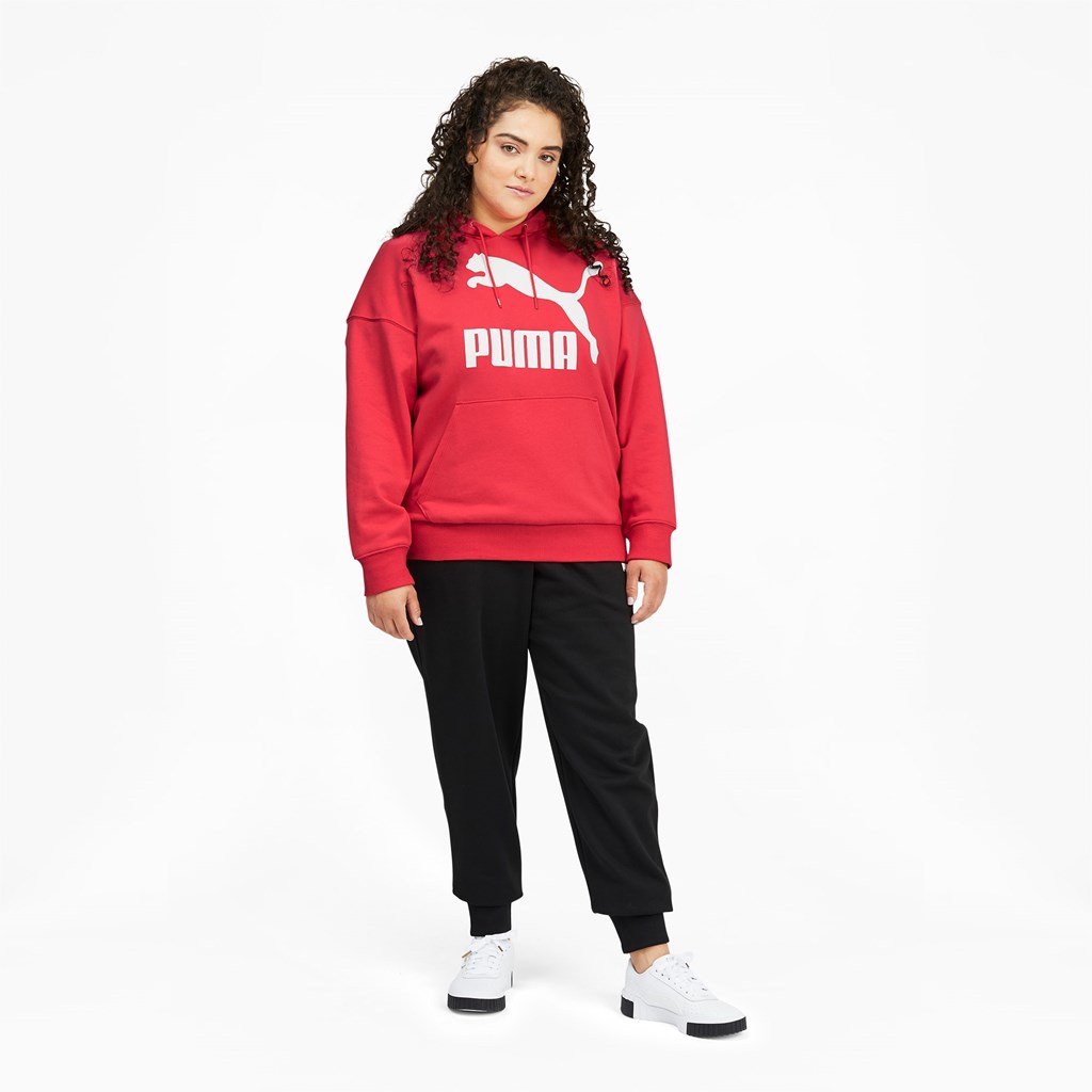 Puma Classics Logo PL Hettegensere Dame Rosa | 581ZVCGNM