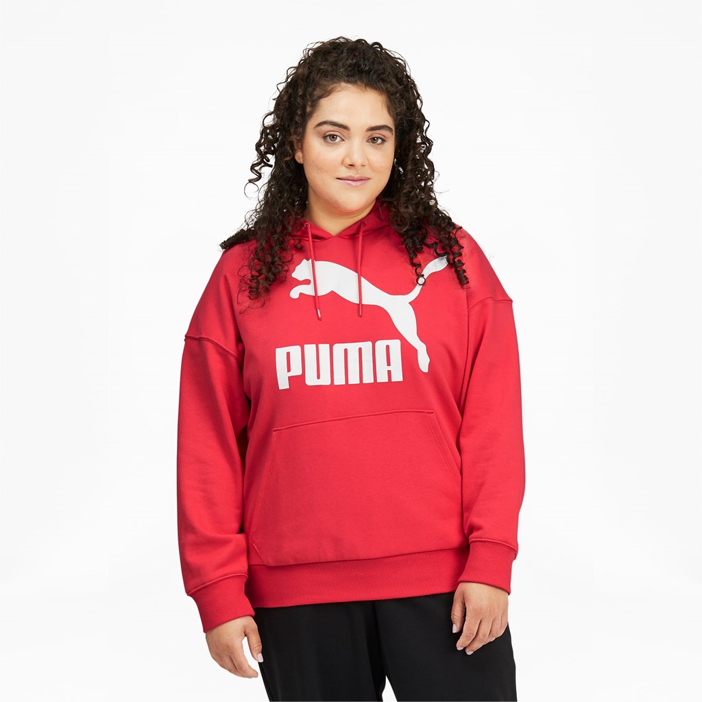 Puma Classics Logo PL Hettegensere Dame Rosa | 581ZVCGNM