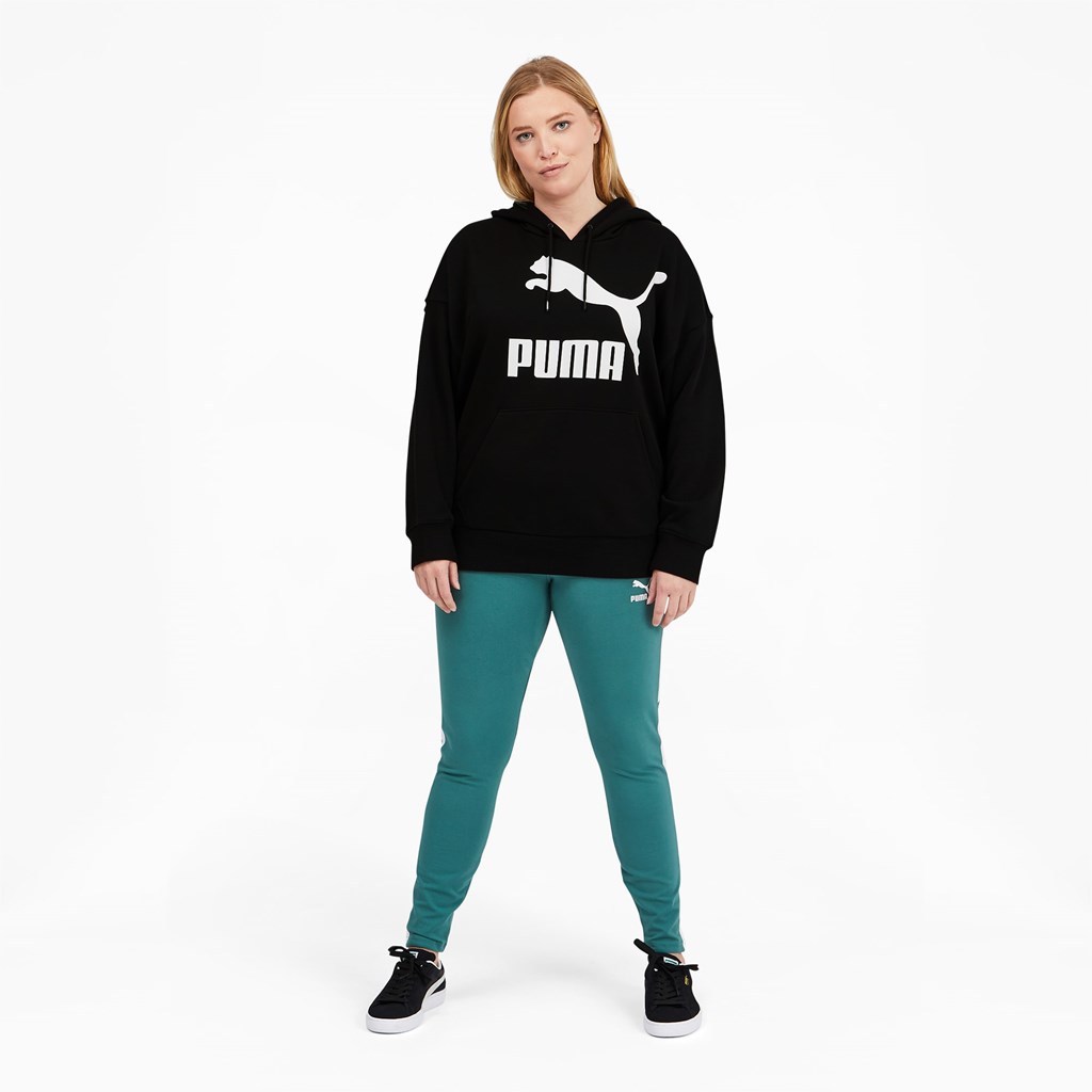 Puma Classics Logo PL Hettegensere Dame Svarte | 815OUKCGT