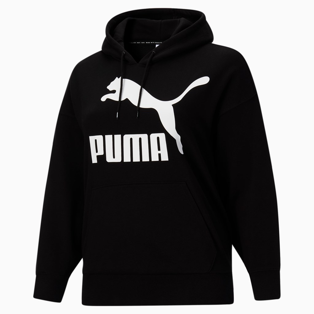 Puma Classics Logo PL Hettegensere Dame Svarte | 815OUKCGT