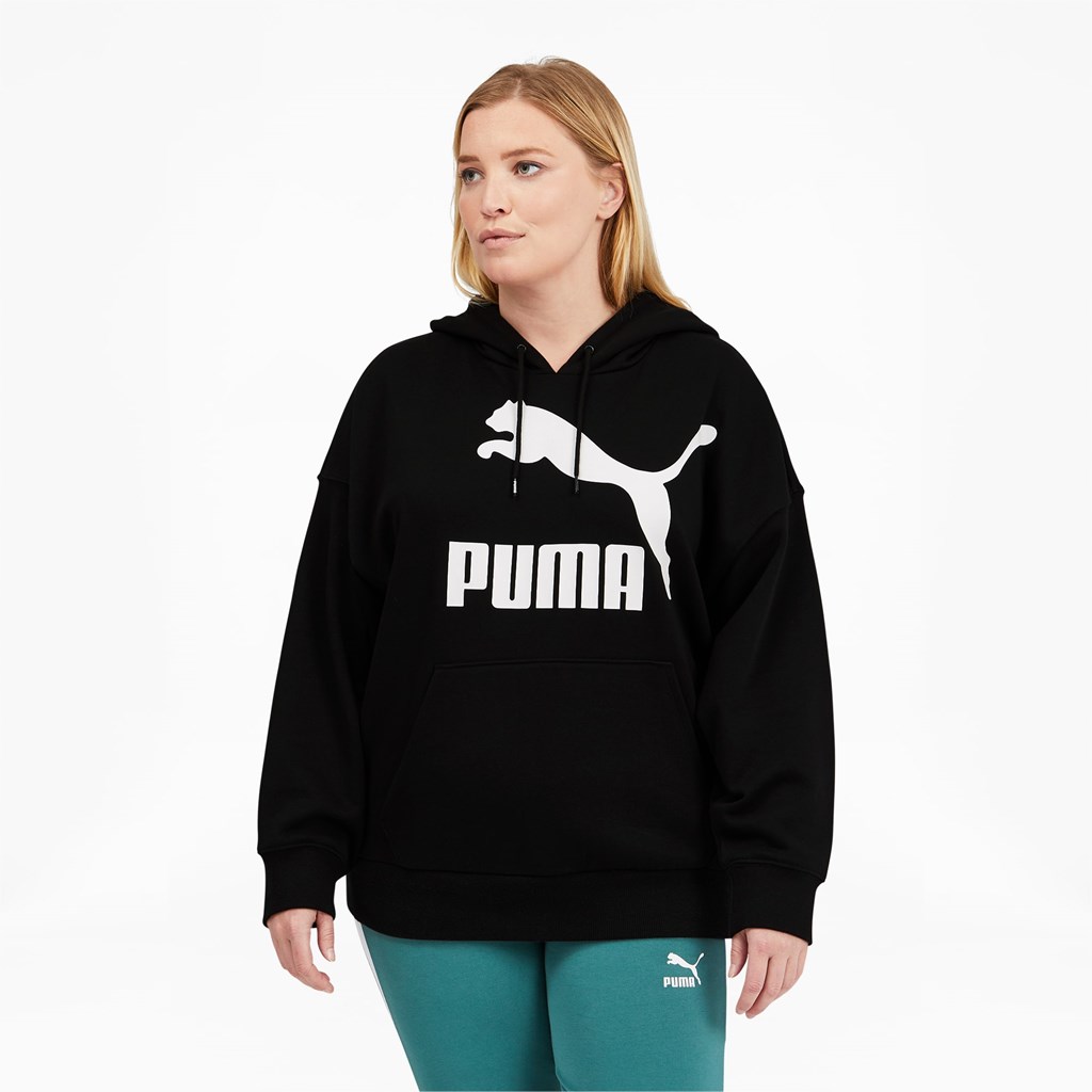 Puma Classics Logo PL Hettegensere Dame Svarte | 815OUKCGT