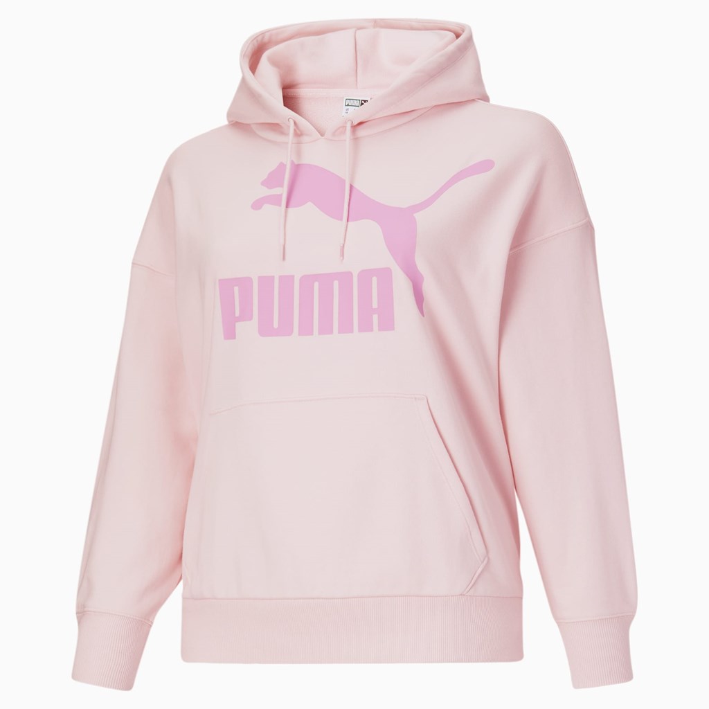 Puma Classics Logo PL Hettegensere Dame Rosa | 931ETWLAZ