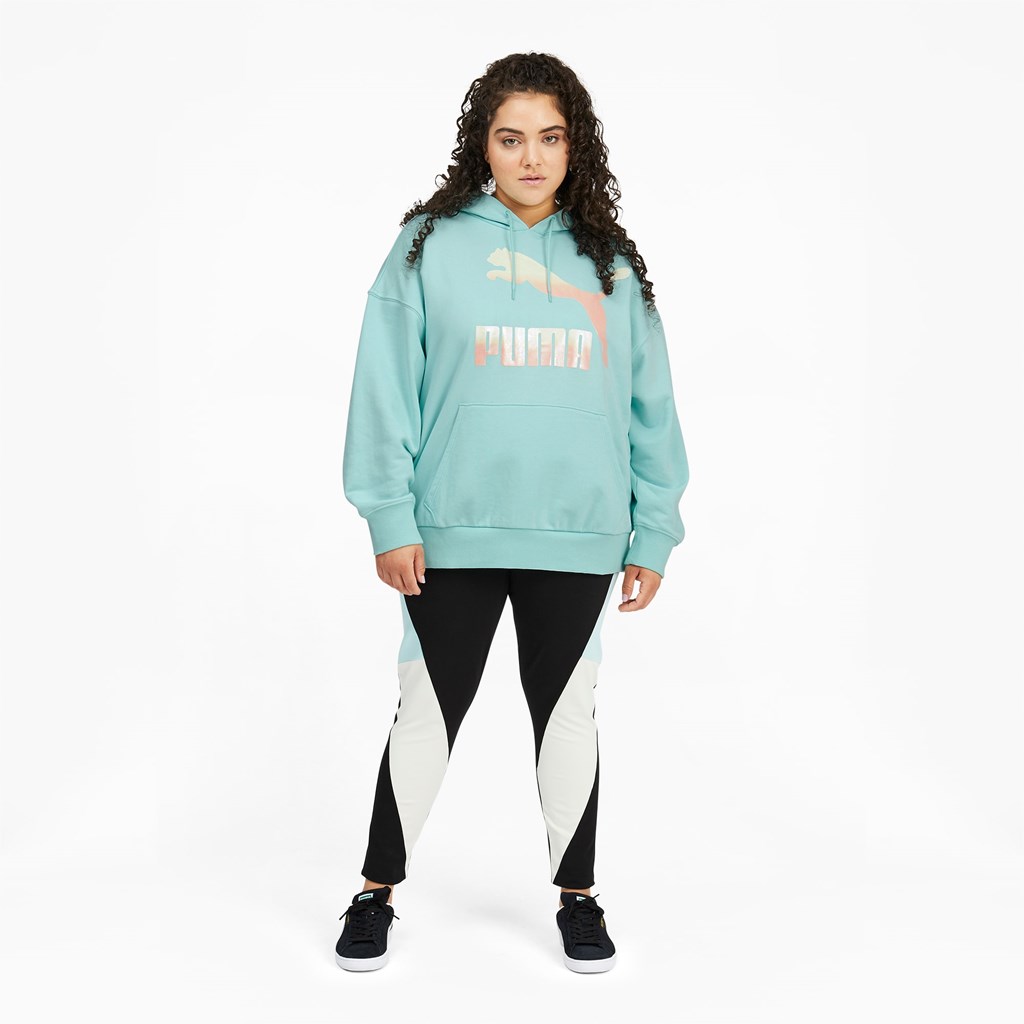 Puma Classics Logo PL Hettegensere Dame Blå | 984PSTUIV