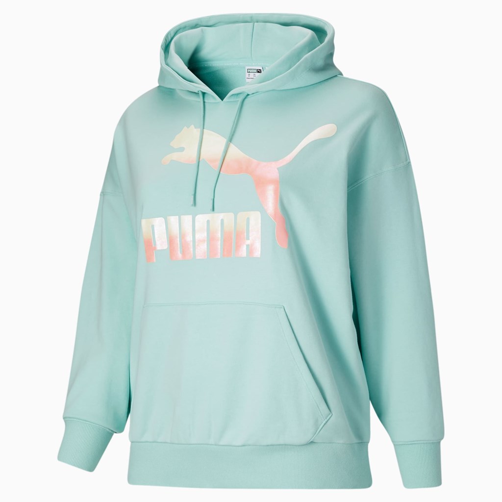 Puma Classics Logo PL Hettegensere Dame Blå | 984PSTUIV