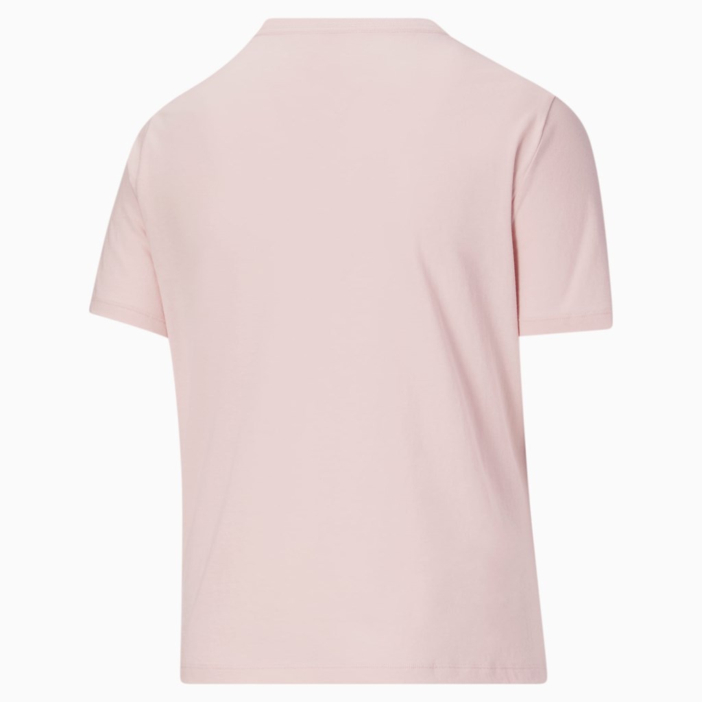 Puma Classics Logo PL Løpe Tskjorte Dame Rosa | 679CASHKI