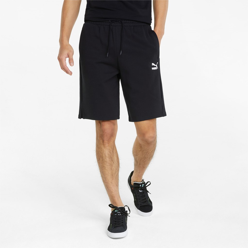 Puma Classics Longline Shorts Herre Svarte | GB7863901