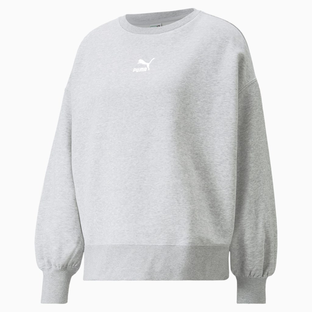 Puma Classics Oversized Crew Sweatshirt Dame Lyse | GA4589273