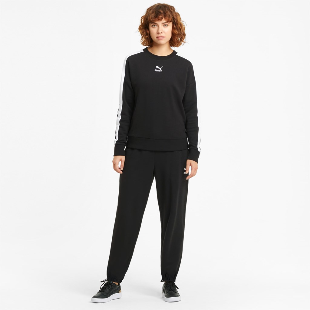 Puma Classics Relaxed Joggers Dame Svarte | 873SEYZTW