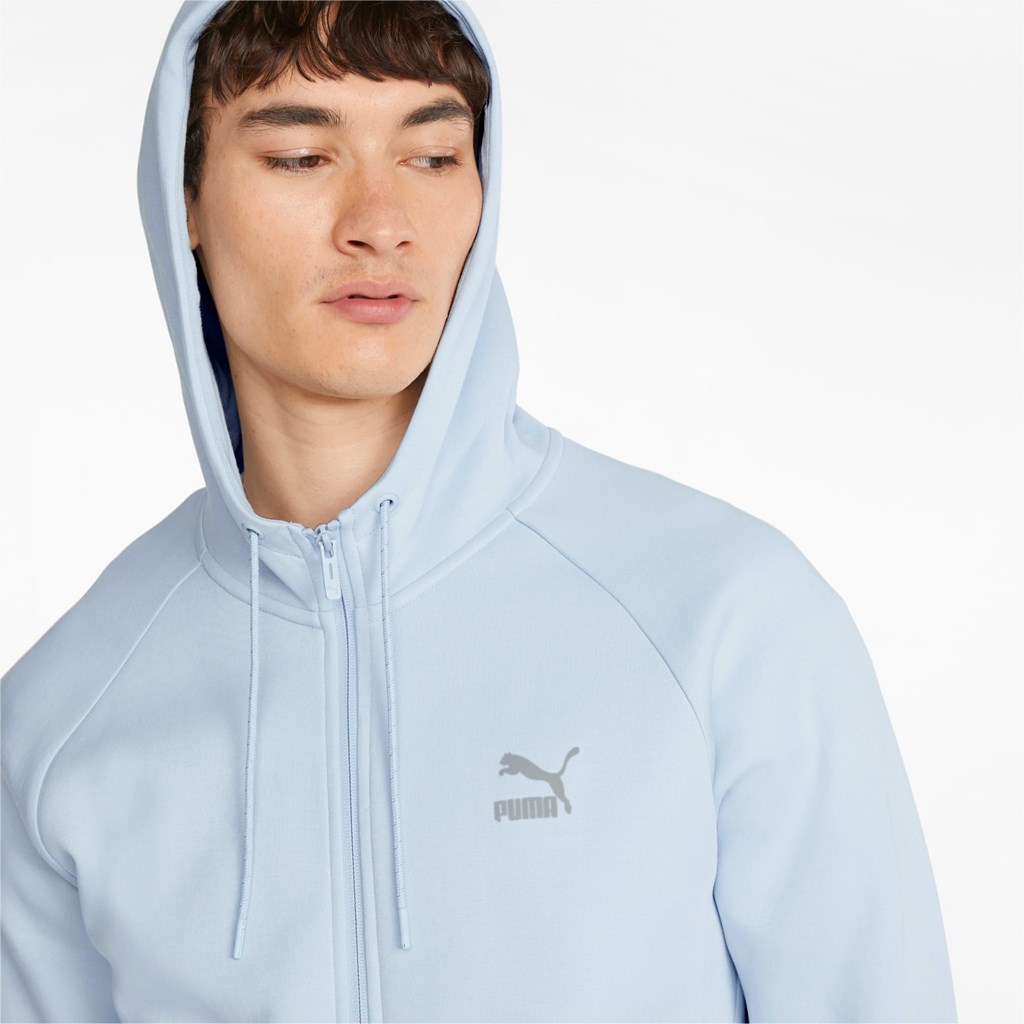 Puma Classics Tech Full-Zip Hettegensere Herre Arctic Ice | 735KHJUFB