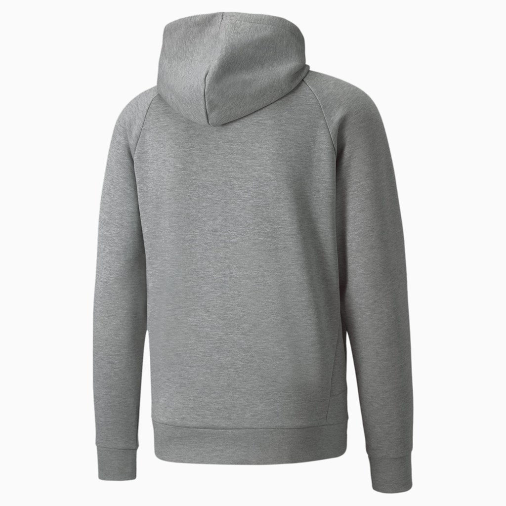 Puma Classics Tech Full-Zip Hettegensere Herre Medium Gray Heather | 957IFVUBY