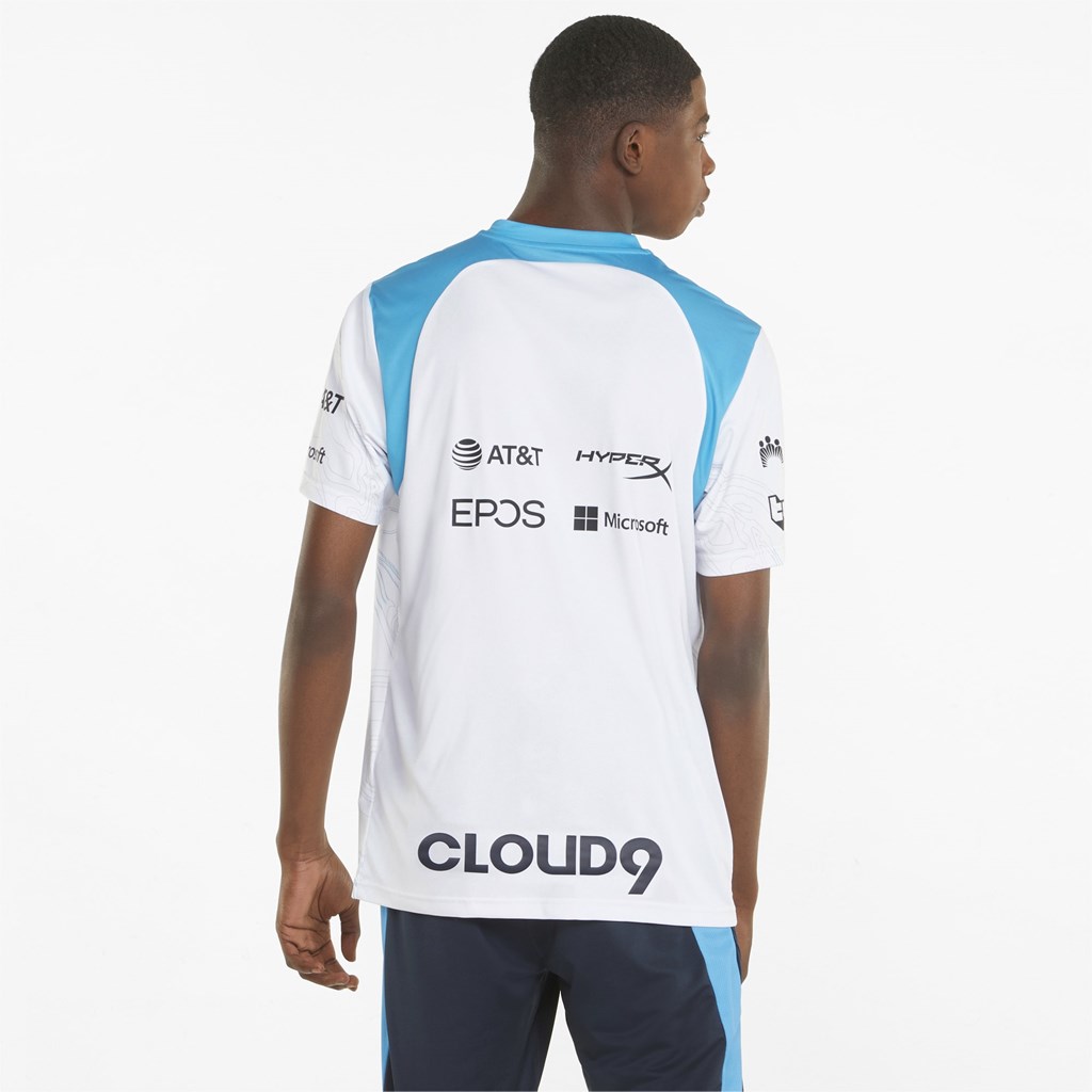 Puma Cloud9 E7 Replica Esports Jersey Herre Hvite | 934KHXCAU