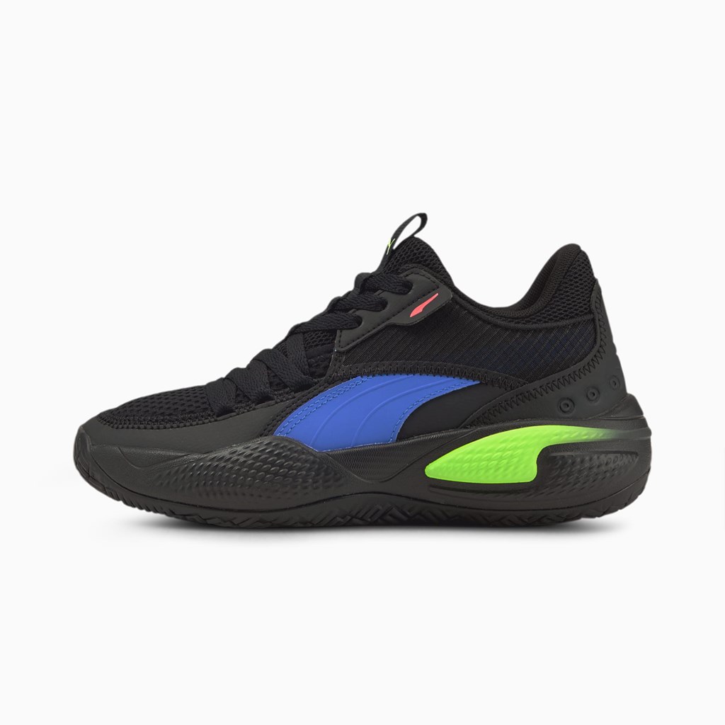 Puma Court Rider 2.0 Pop JR Basketsko Gutt Svarte | 849RFJOSC