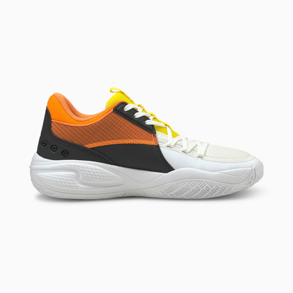 Puma Court Rider Court Crush Street Basketsko Herre Hvite | 704VGQJSB