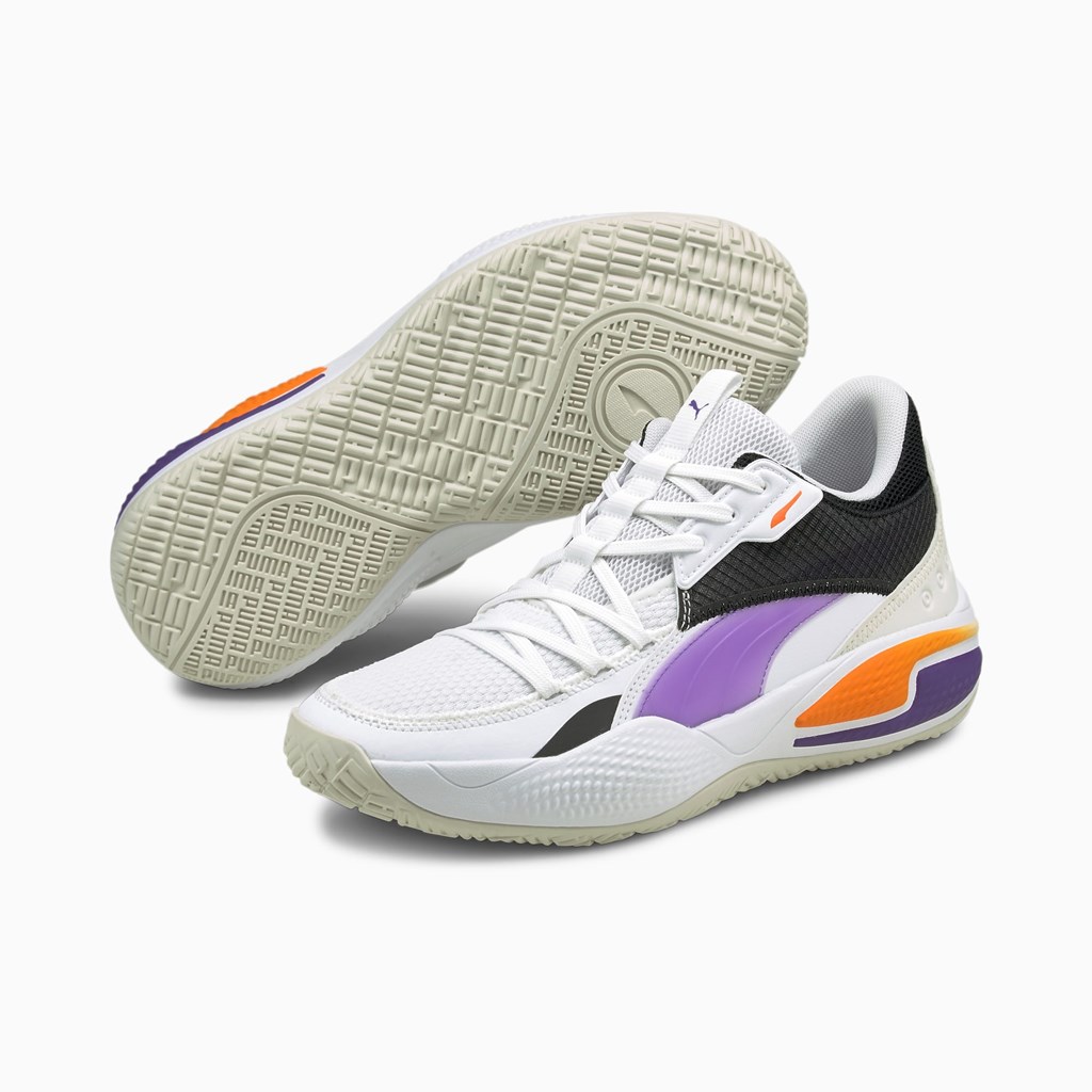 Puma Court Rider I Basketsko Dame Hvite | 679HOIXTD