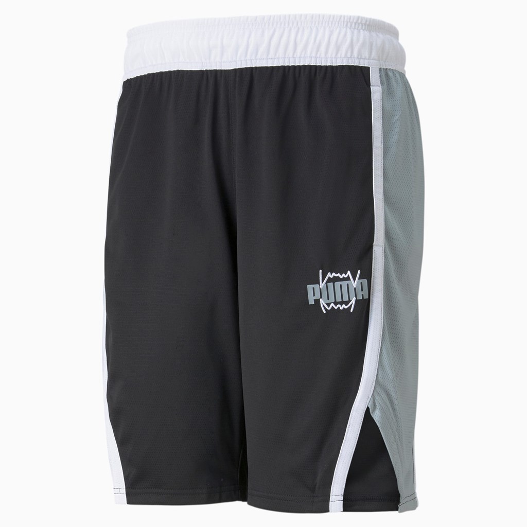 Puma Curl Basketball Shorts Herre Svarte | IT1956384