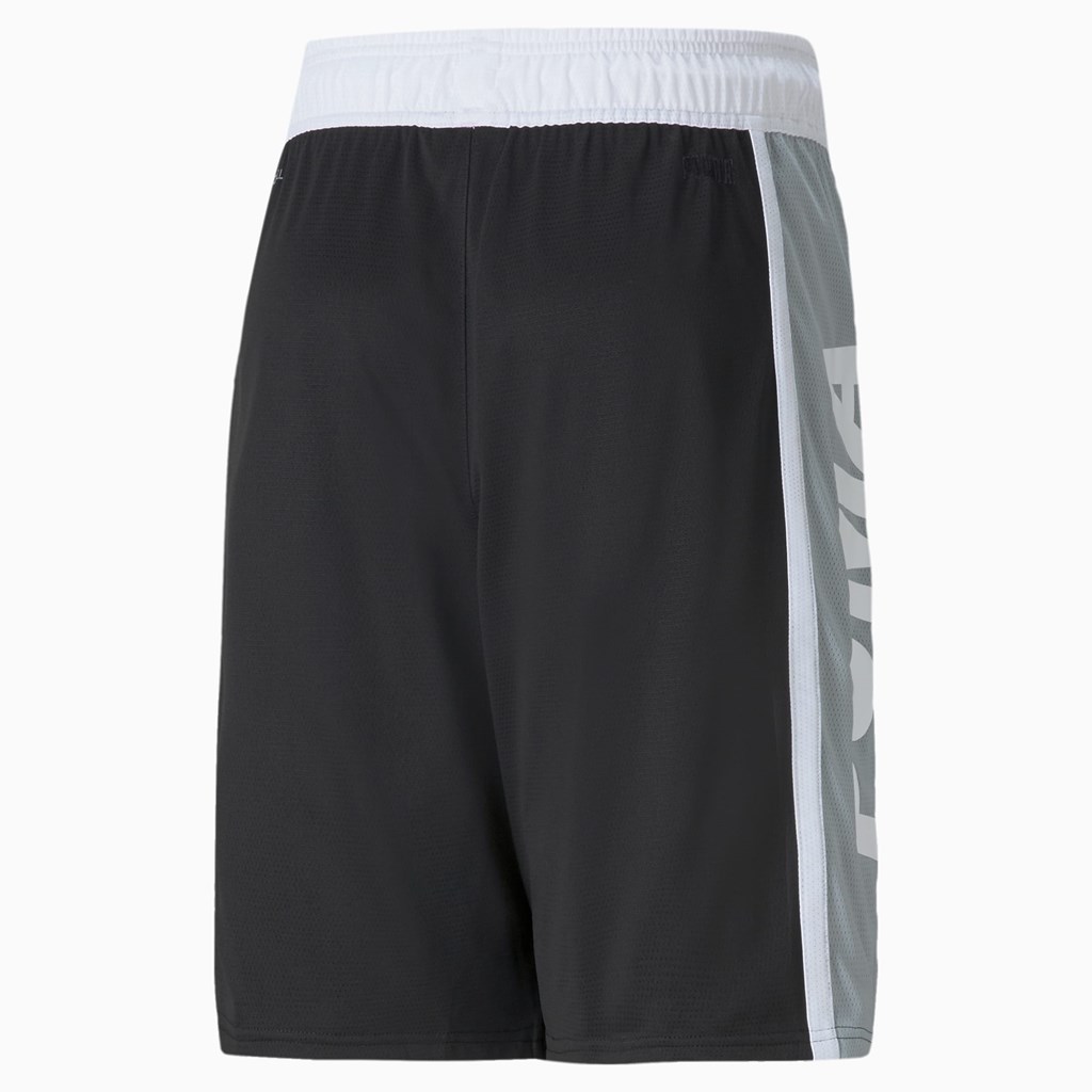 Puma Curl Basketball Shorts Herre Svarte | IT1956384