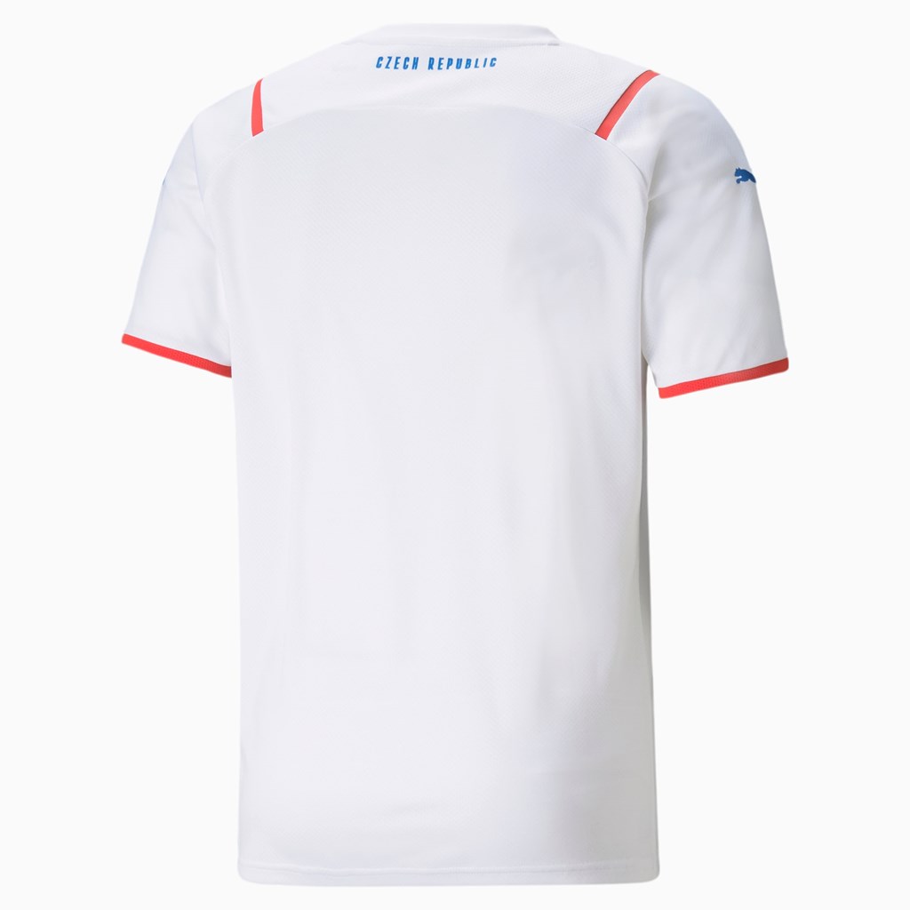 Puma Czech Republic Away Replica Jersey Herre Hvite | 589BOMIKS