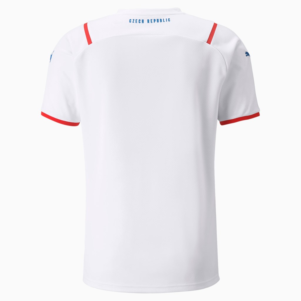 Puma Czech Republic Away Replica Jersey Herre Hvite | 589BOMIKS