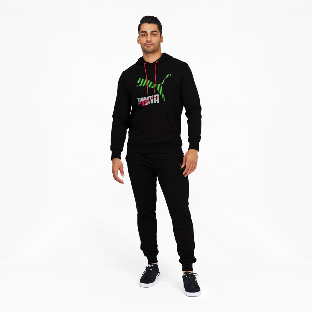 Puma Dazed Classics Logo Hettegensere Herre Svarte | 249GNZDTQ