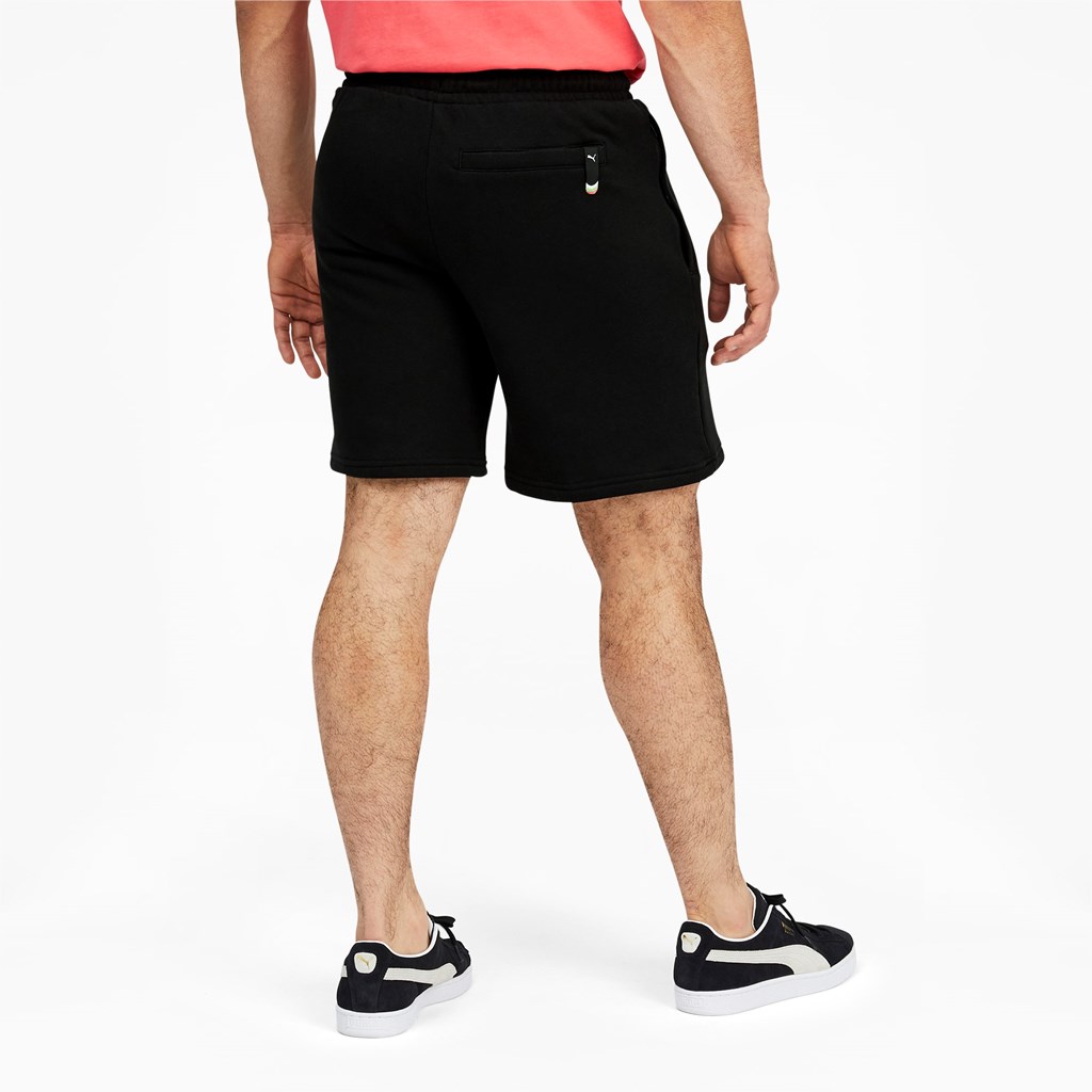 Puma Dazed INTL Shorts Herre Svarte | RA8574213