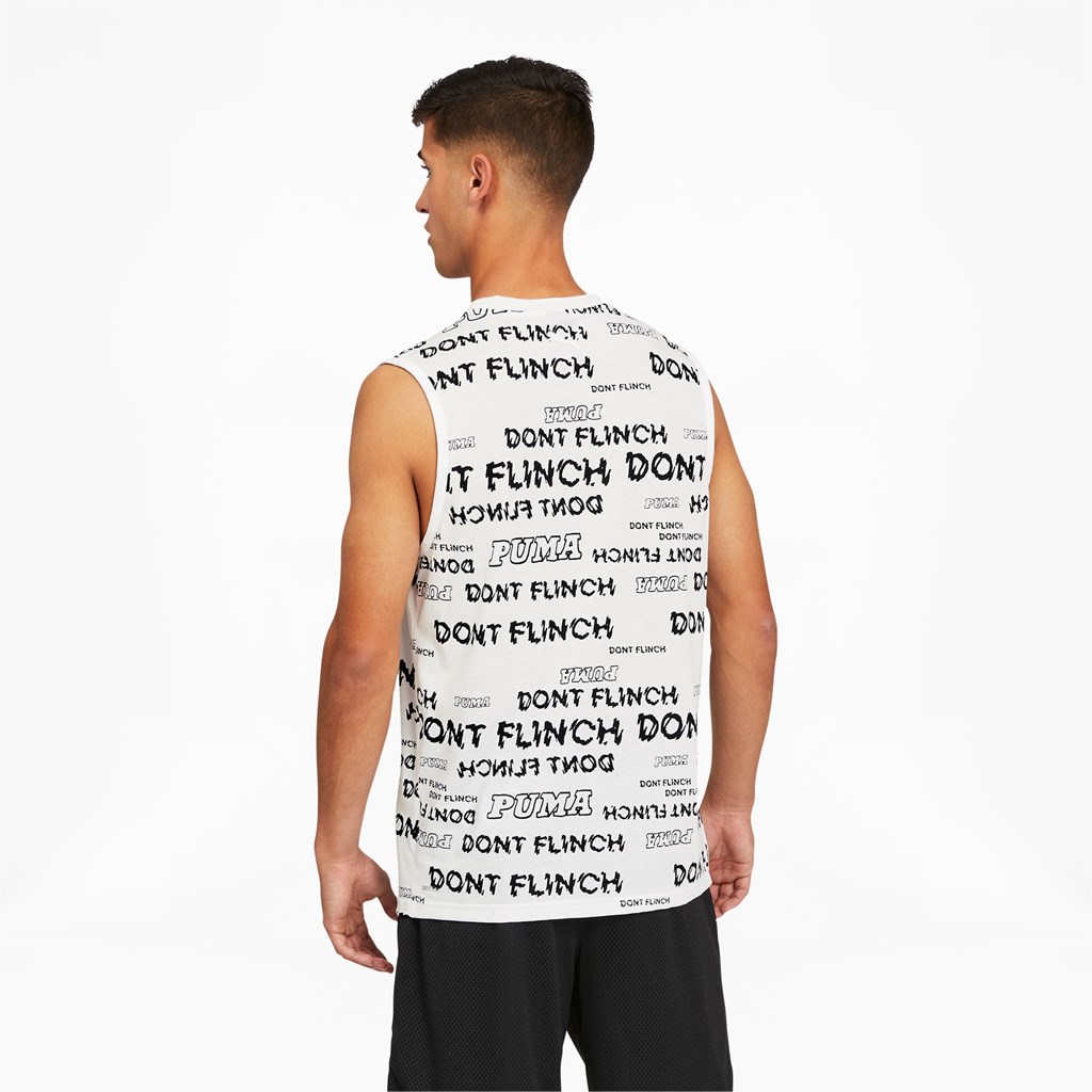 Puma Don't Flinch Basketball Singlet Herre Hvite | CU3647591