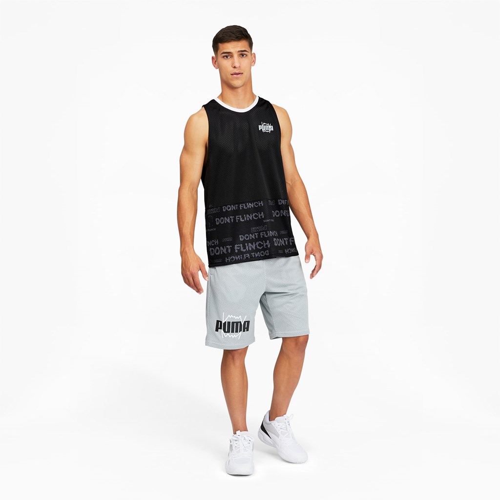 Puma Don't Sweat It Basketball Singlet Herre Svarte | TM9206837