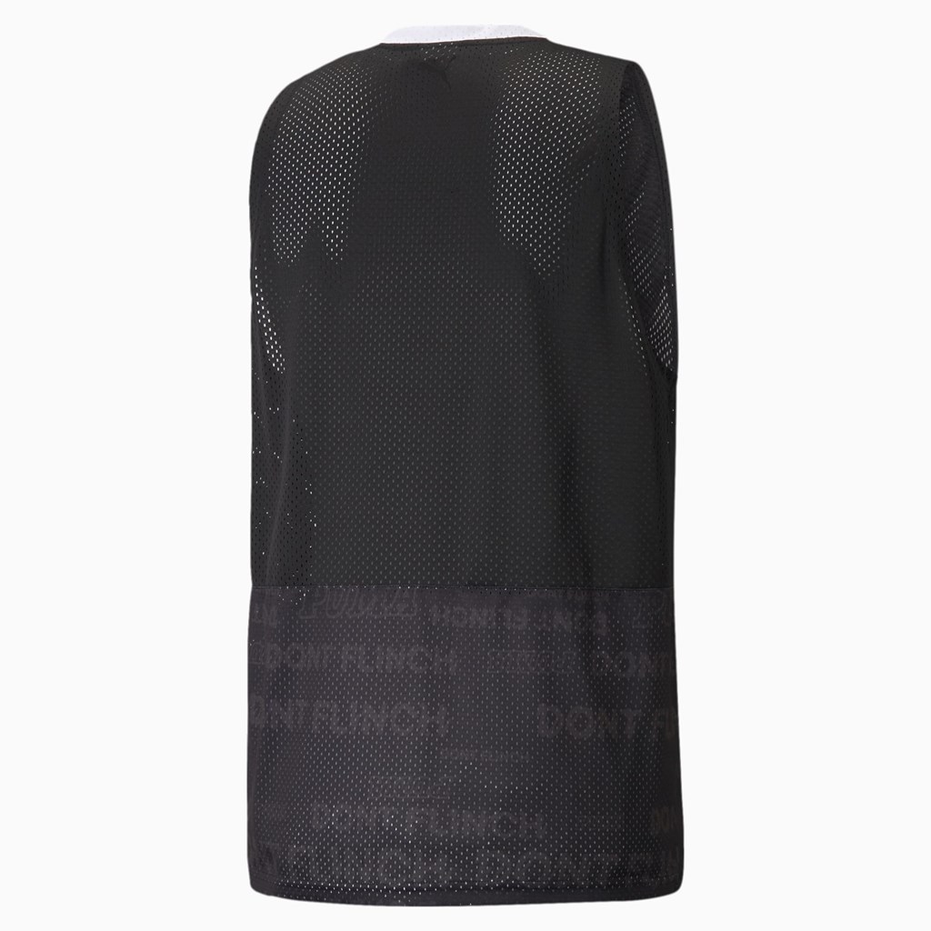 Puma Don't Sweat It Basketball Singlet Herre Svarte | TM9206837