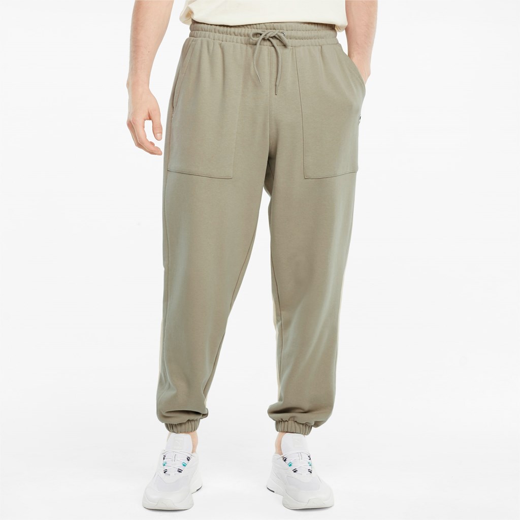 Puma Downtown French Terry Sweatpants Herre Grønn | NL5480962