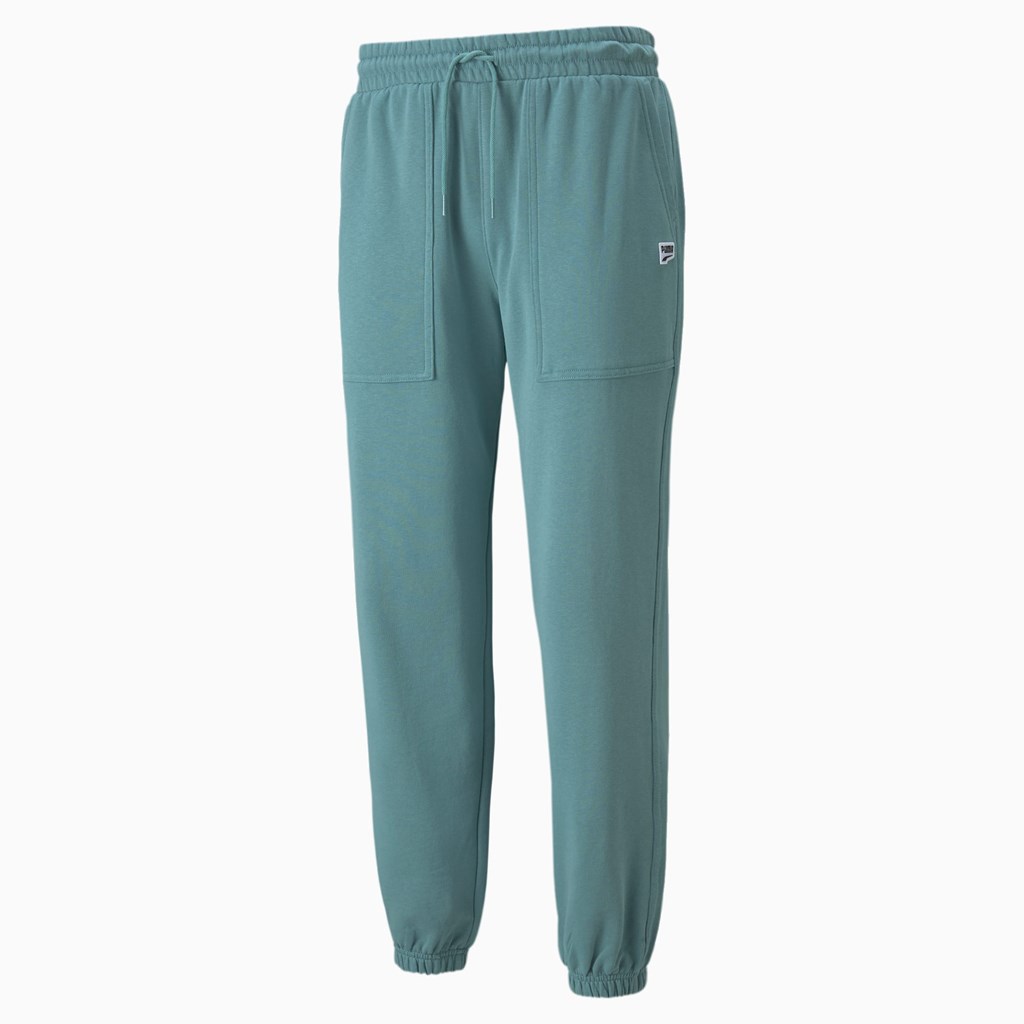 Puma Downtown Sweatpants Herre Blå | RZ1507692