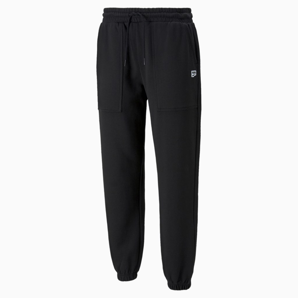 Puma Downtown Sweatpants Herre Svarte | QG3290458