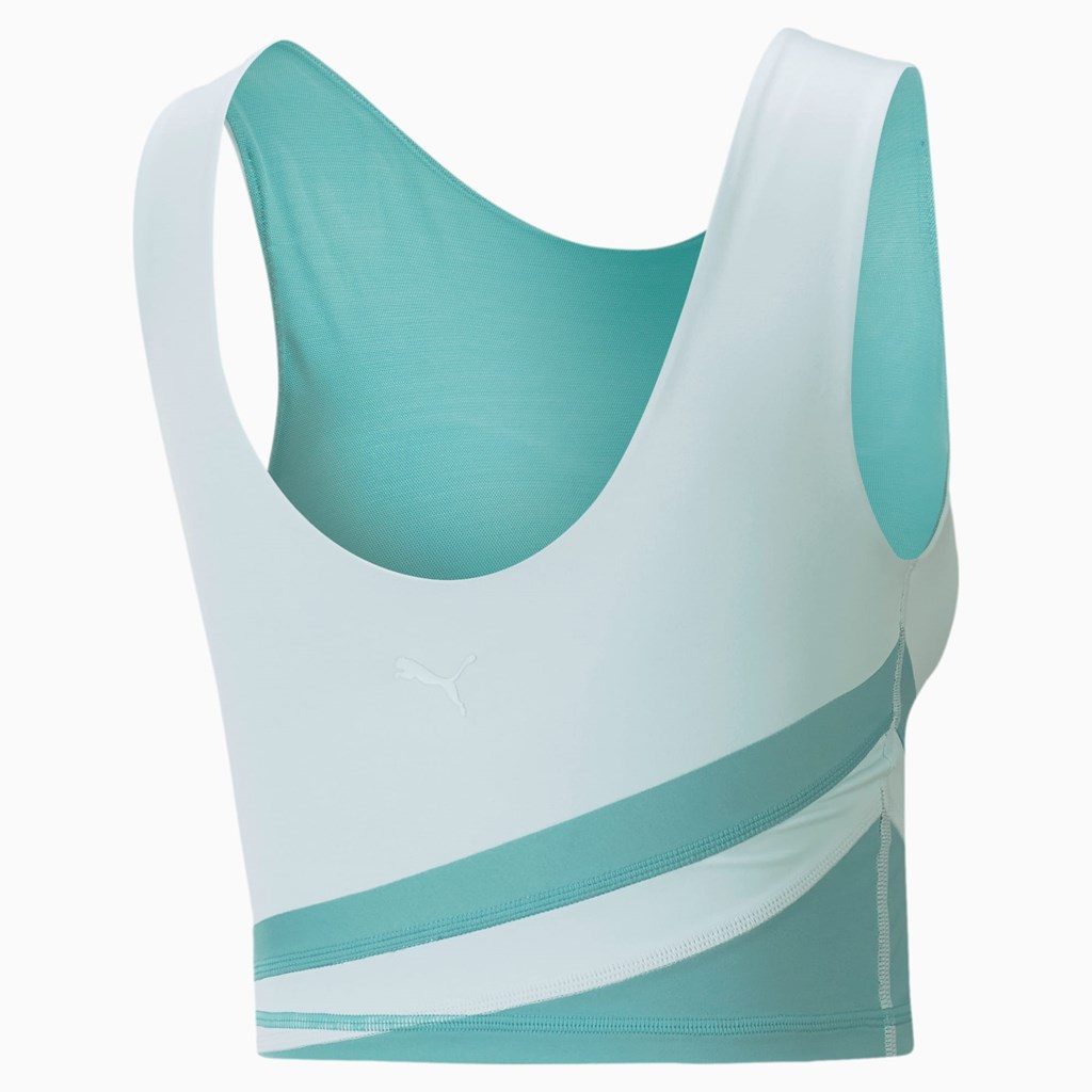 Puma EVERSCULPT Fitted Trenings Tank Tops Dame Blå | UB8039725