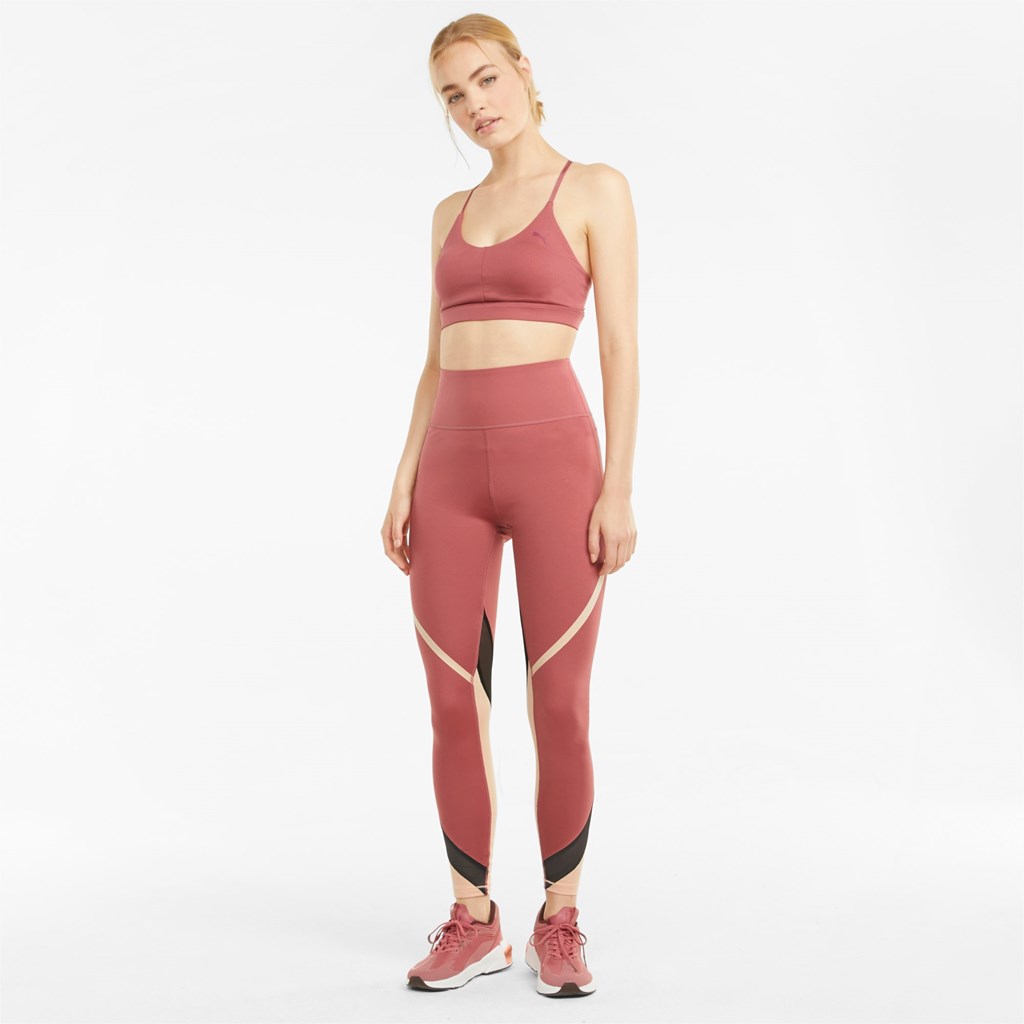 Puma EVERSCULPT Full-Length Q4 Trenings Leggings Dame Mauvewood / Peach Parfait | 516CMFTWI