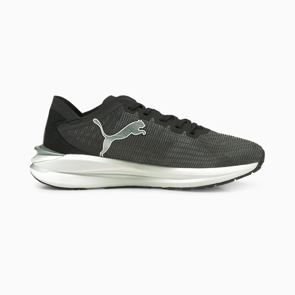 Puma Electrify Nitro JR Joggesko Jente Hvite Sølv Svarte | WI3486192