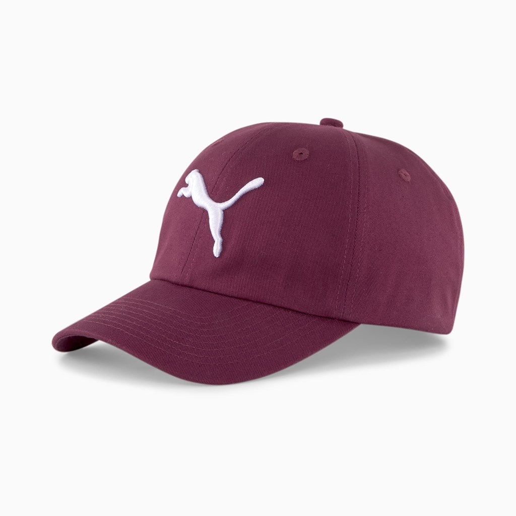 Puma Essentials Hatt Dame Grape Wine / Big Cat | 947UEMCOI