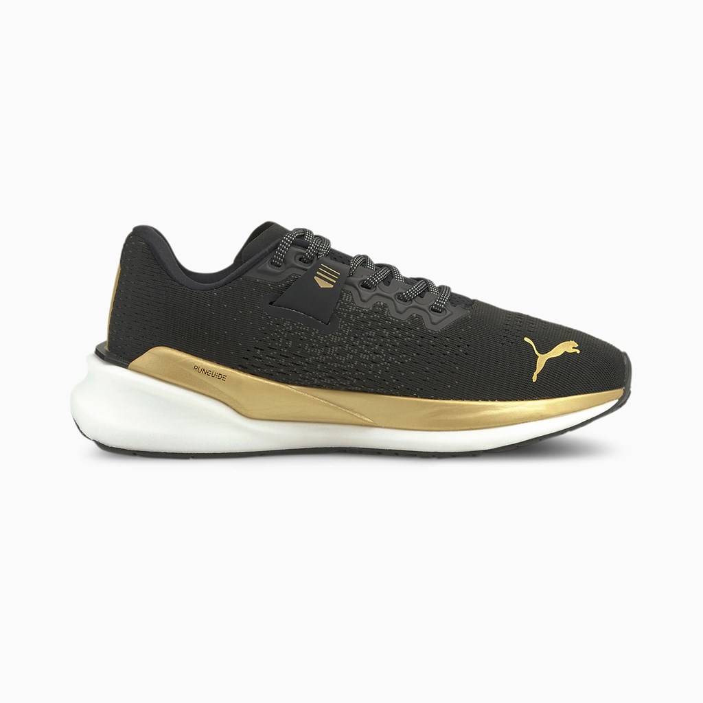 Puma Eternity NITRO Løpesko Dame Svarte Gull | 419OHXSNF