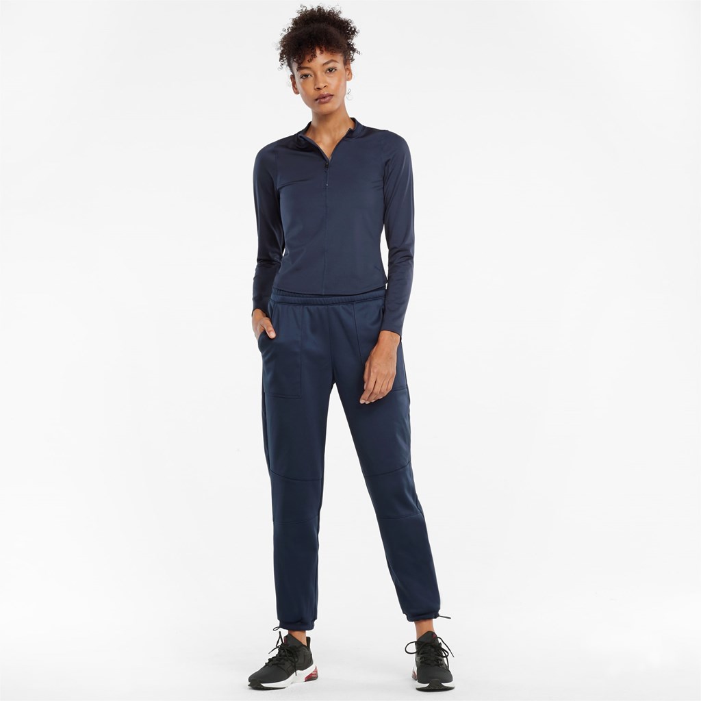 Puma Eversculpt Zip Long Sleeve Trenings Topper Dame Spellbound | YZ7316089