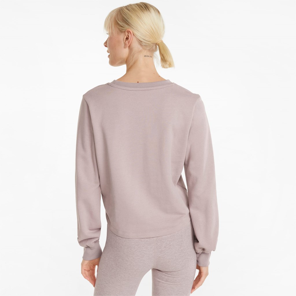 Puma Exhale Relaxed Trenings Sweatshirt Dame Quail | 367FMCBID