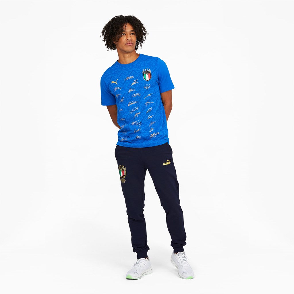 Puma FIGC Winner Soccer Bukse Herre Gull | 798IJBNWG