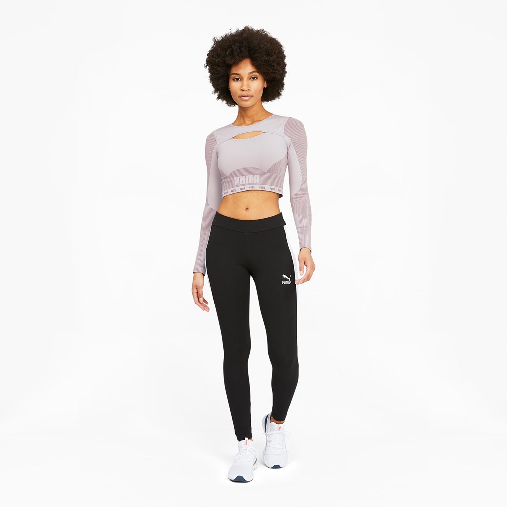 Puma FORMKNIT SEAMLESS Long Sleeve Trenings Løpe Tskjorte Dame Lavendel | 542YJCGPL