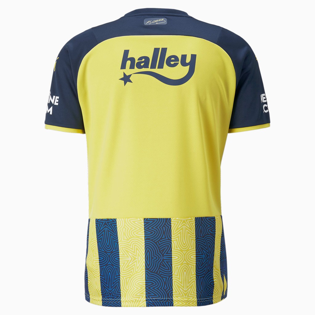 Puma FSK Fenerbahçe Home Jersey Herre Gul Blå | 512HMYEPI