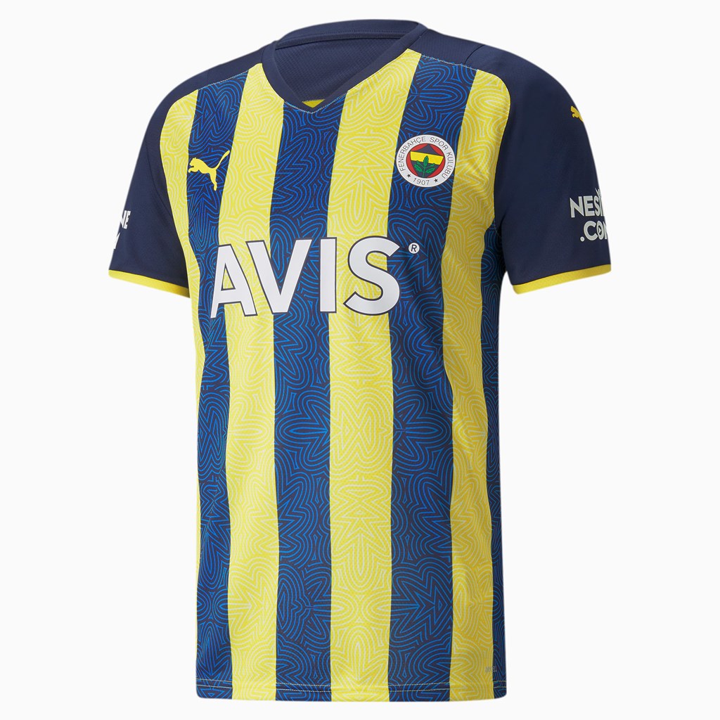 Puma FSK Fenerbahçe Home Jersey Herre Gul Blå | 512HMYEPI