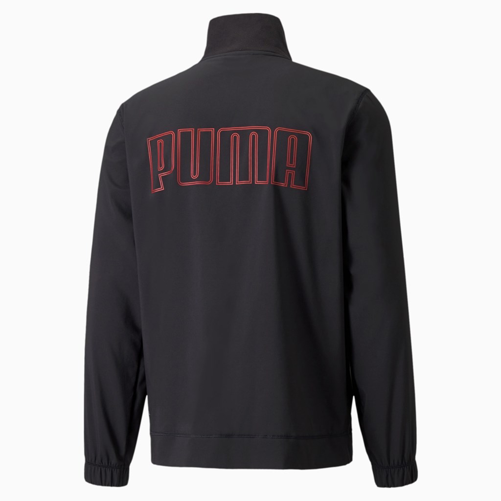 Puma Fade Trenings Jakke Herre Svarte | 756JXNMIG