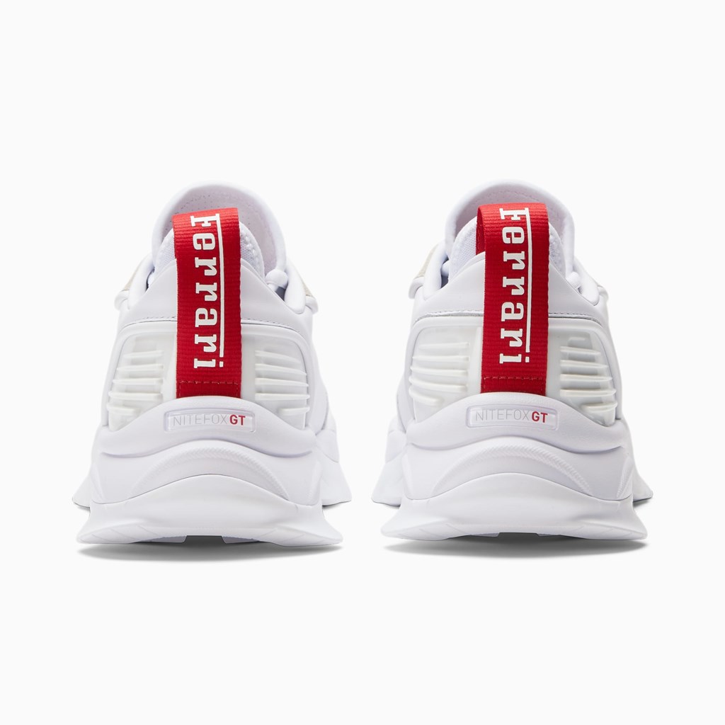 Puma Ferrari Nitefox GT Joggesko Herre Hvite | YO4062793